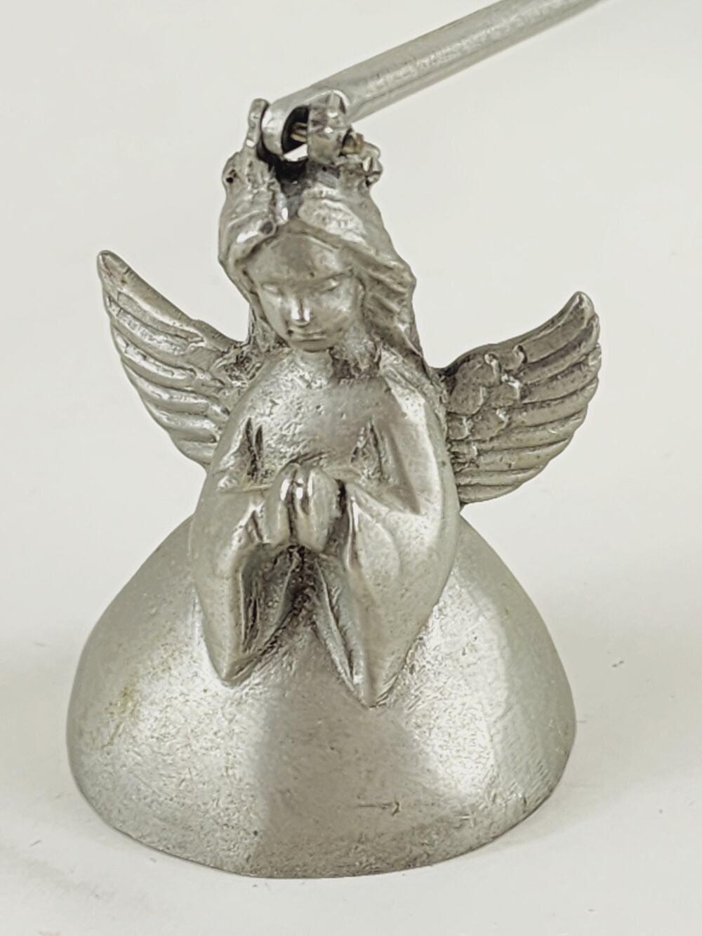 Rawcliffe Angel Candle Snuffer Extinguisher 8 3/4" Pewter P. Davis 1979 Douter